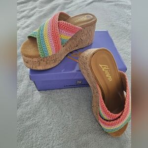 Cute, colorful platform shoes